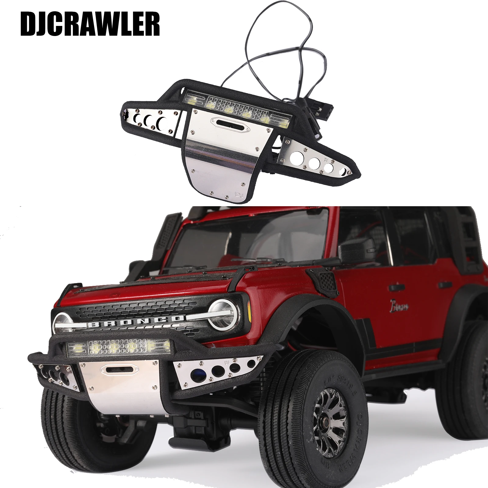 Anti-Scratch Faixa Chassis Armor Hood, DJ 1/18 KIT, Telhado Rack, Faixa de Armadura, Carro Modificado, TRX-4M, Peças de Atualização, Acessórios