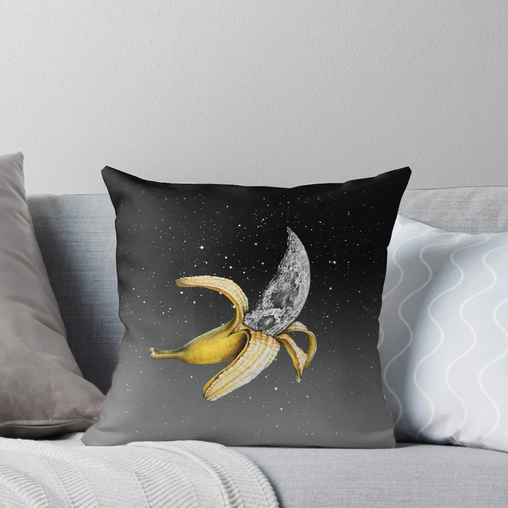 

Moon Banana! Throw Pillow bed pillows Sofa Decorative Covers Sofa Cushion Cover ornamental pillows for living room