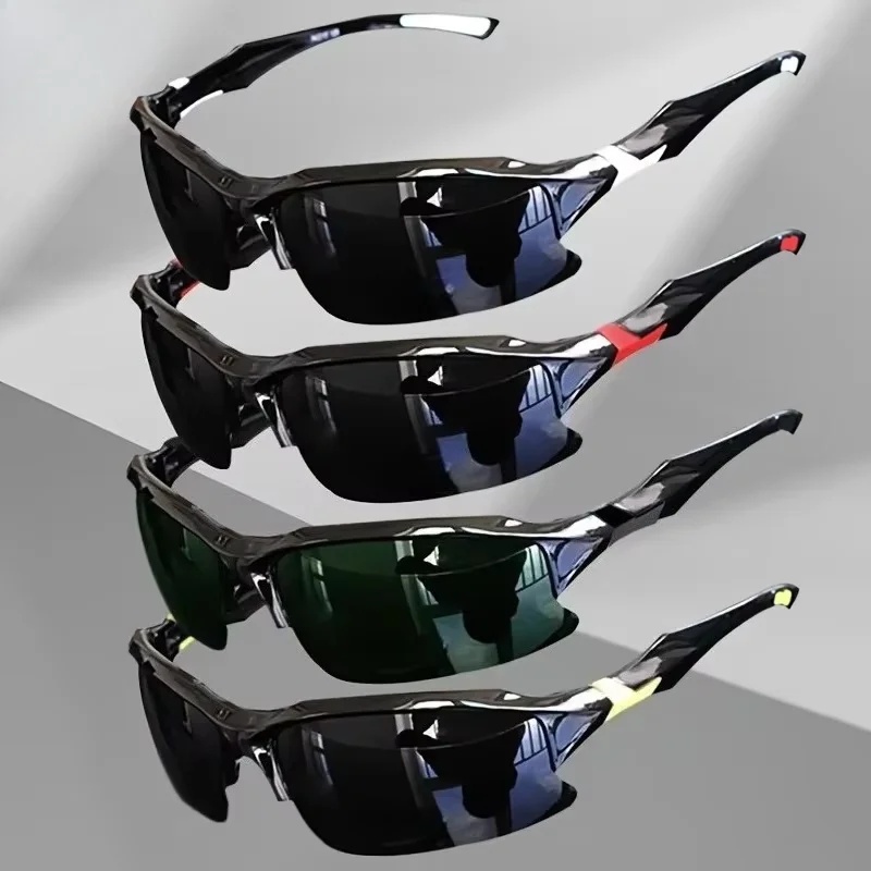 Outdoor Polarized Fashionable Sports Glasses for Men and Women, Windproof Suitable for Baseball Running Fishing Golf and Driving