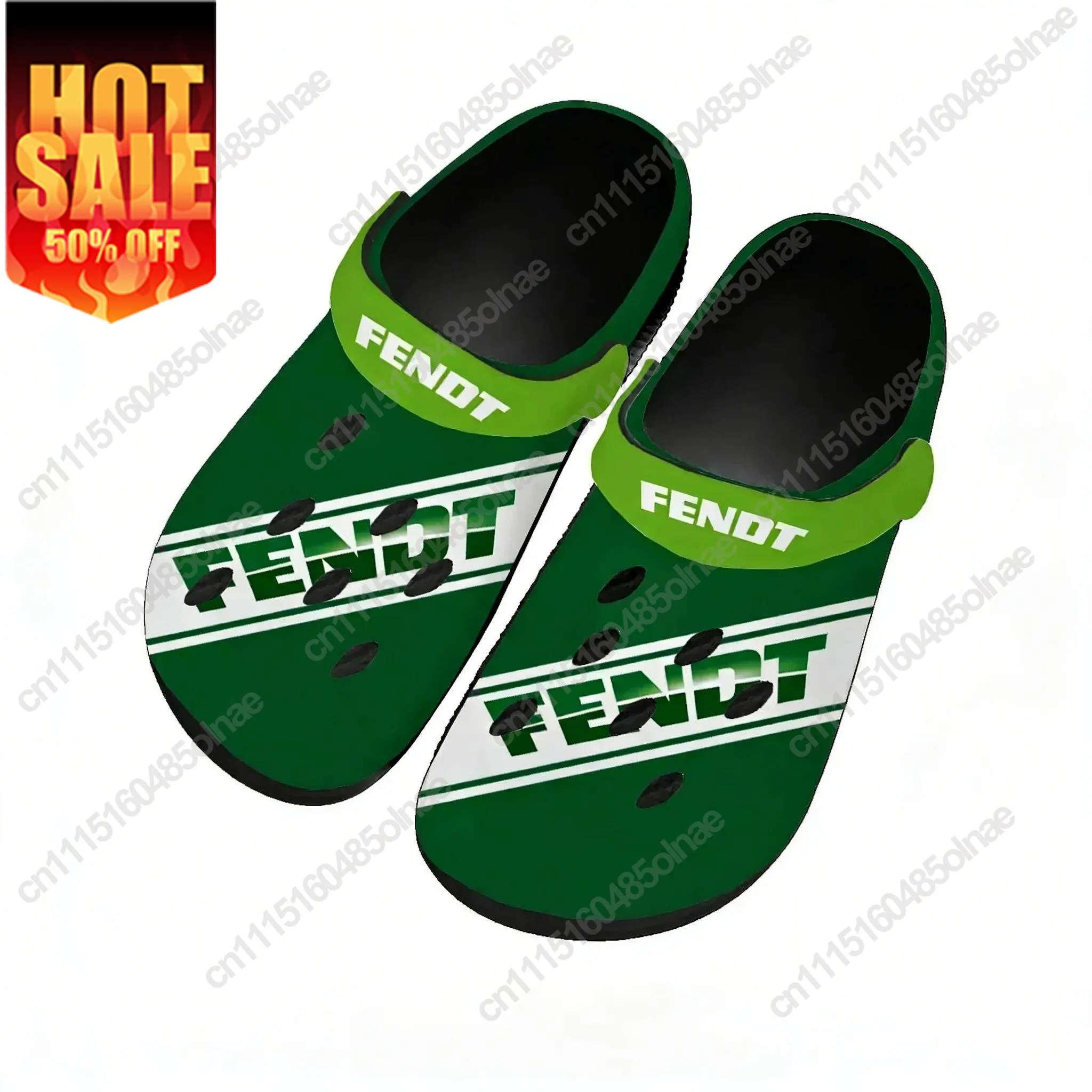 Sandalias FENDT para mujer, adolescentes, calzado de moda para el agua, zuecos de jardín, transpirables, cómodas, para la playa, de alta calidad, zapatillas de verano con agujeros.