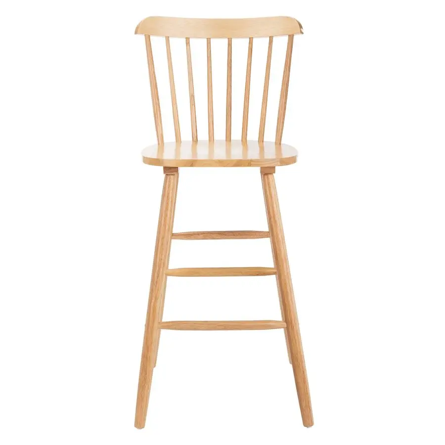 Home Collection Galena Spindle Back Natural Bar 30 polegadas Conjunto de 2 bancos