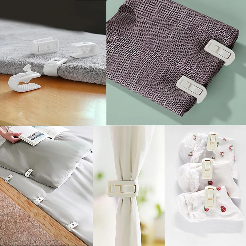 Duvet Cover Buckle Anti Slip Bed Sheet Carpet Duvet Cover Without Needle Buckle Bracket Down Duvet Cover Holder Corner Clip