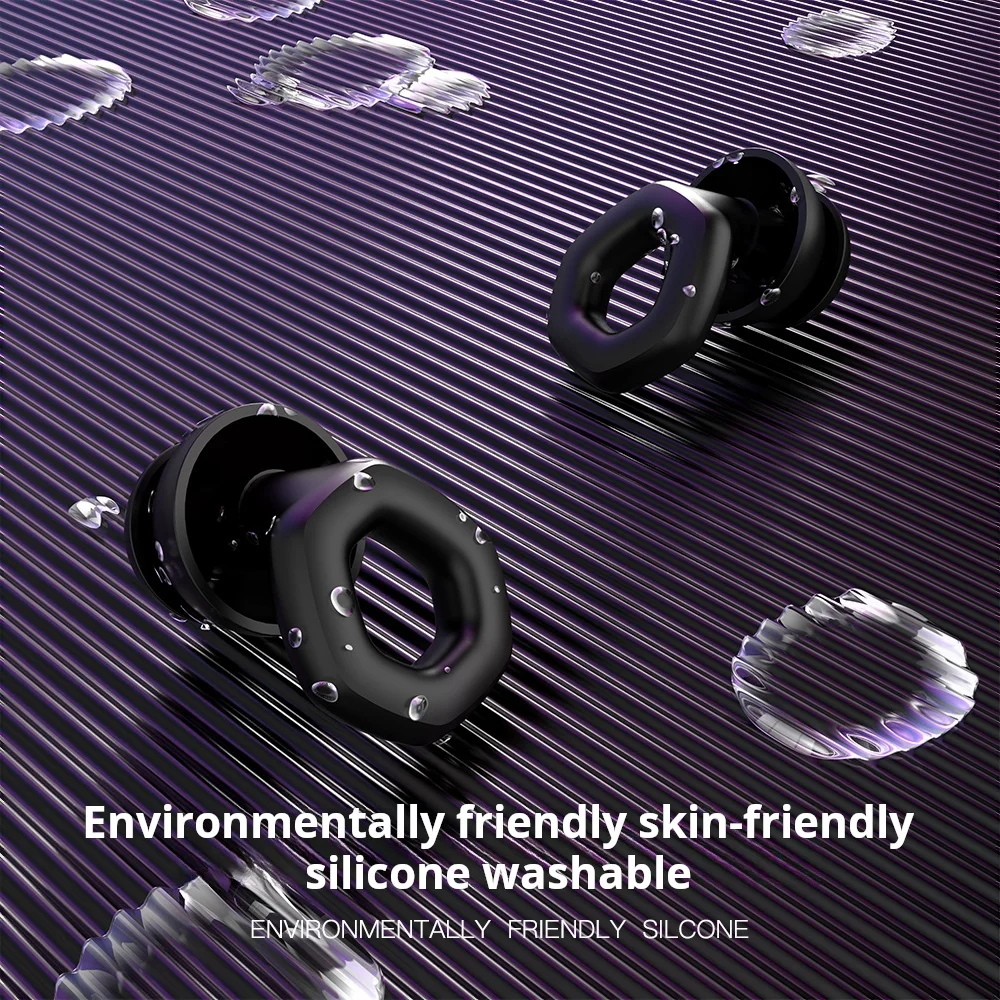 سدادات أذن من السيليكون للسباحة والنوم وإلغاء الضوضاء وتقليل الضوضاء ومقاومة للصوت وتقليل الإزعاج - مستلزمات سدادات الأذن ذات الحلقة الجودة