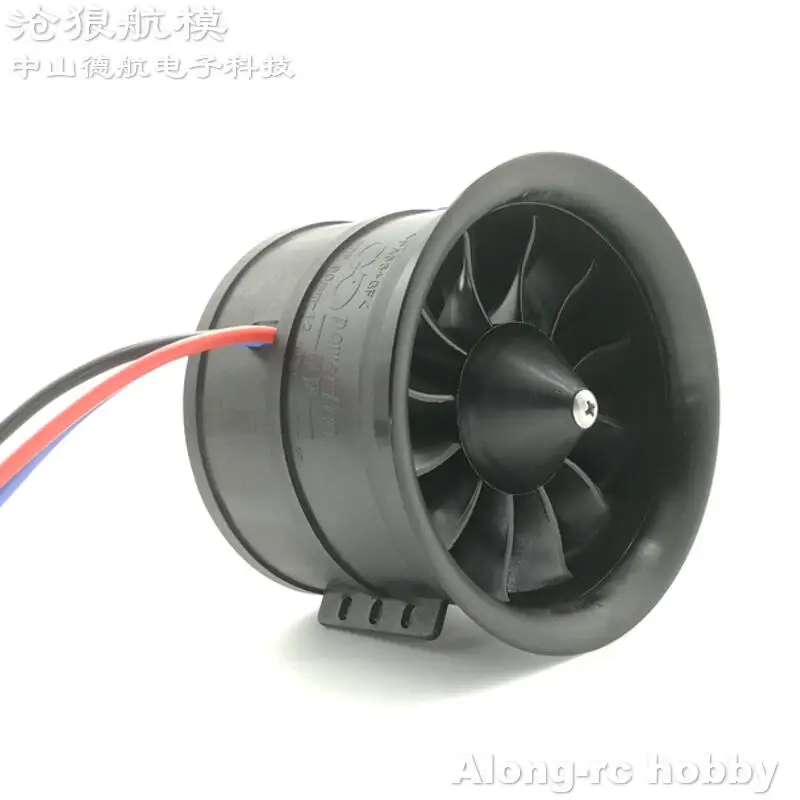 

Powerfun 90 мм 12 лопастей 90 EDF Jet 6S 1450KV 3,7 кг 8S 1100KV Двигатель тяги 4,2 кг для 90 мм реактивного радиоуправляемого самолета DIY истребителя