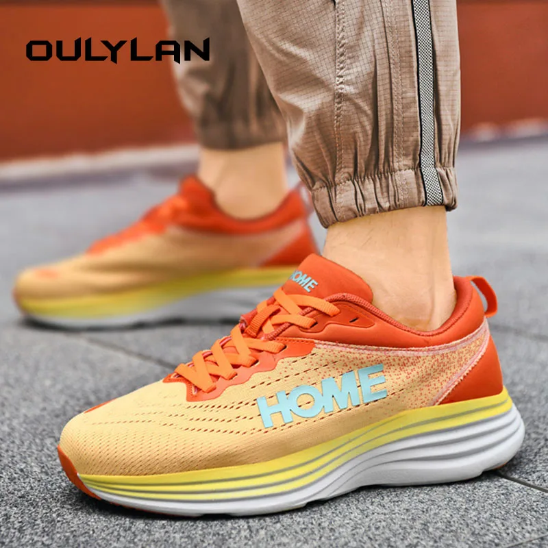 Casual Running Shoes Men's Outdoor Mesh Breathable Sneakers New Comfortable Wear-resistant Sport Shoes Chunky Shoes