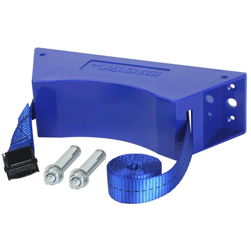 ABKO-Supporto per serbatoio di propano Supporto per serbatoio di propano Supporto per bombola di gas Staffa montata a parete con viti e fascia di sicurezza