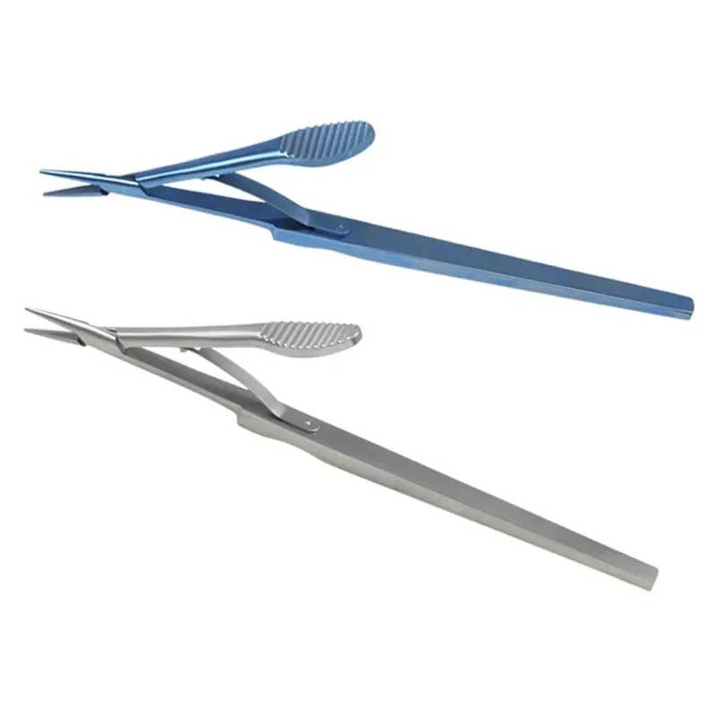 

Medical Needle Holder Long and Short Type Needle Holding Forceps Micro Tools Ophthalmic Instrument