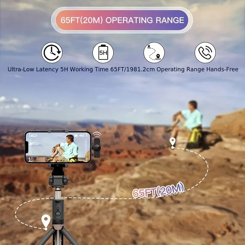 Micrófono de solapa inalámbrico con cubierta antiviento, mini clip, audio claro para grabación de video en iPhone, Android, vlogs, transmisiones en vivo, entrevistas, grabaciones 8