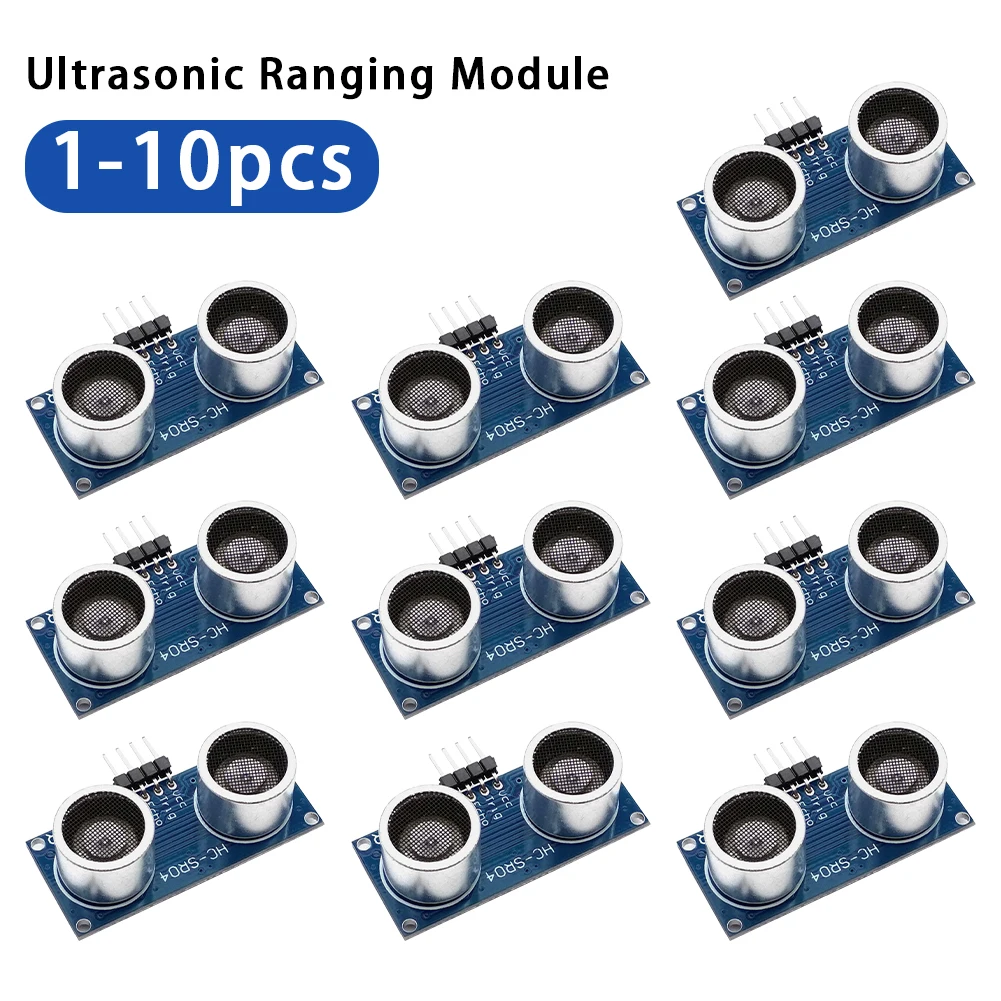 10-1 قطعة HC-SR04P قياس المسافة السونار الاستشعار مجلس 3-5.5 فولت واسعة الجهد مسافة قياس محول مكونات إلكترونية