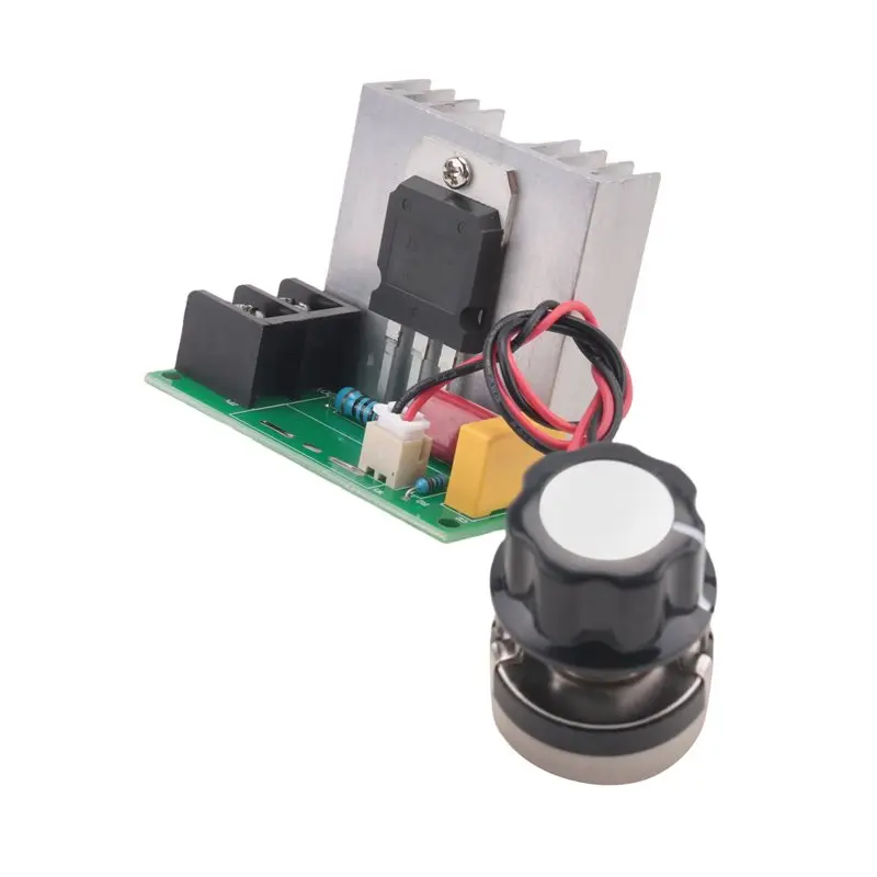 

B04C-Electronic Voltage Regulator 8000W AC 220V SCR Motor Speed Controller Dimming Speed Temperature Control