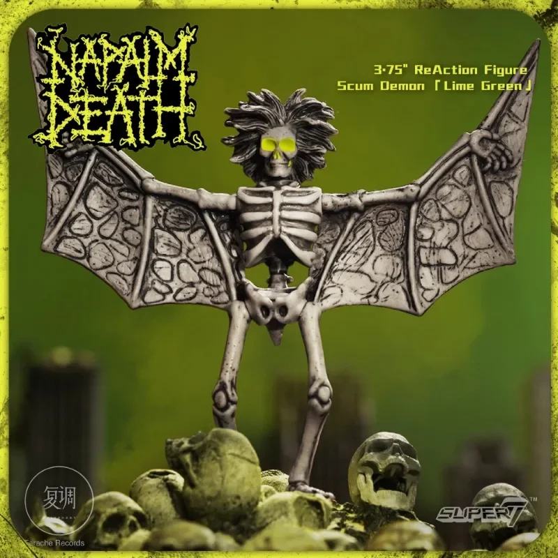 In Stock Super7 3.75-inch The Napalm Death ReAction Figure Gift Collection Toy Christmas Doll