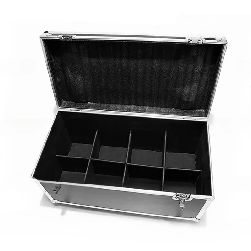 Stage Light Flight Case Transport Lighting Shockproof Durable Flight Case with Divider