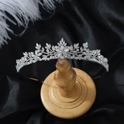 Luxury Bride Crowns Tiaras For Wedding Headpiece Crystal Bridal Headband Crowns For 15 Years Birthday Women Diadem Hair Jewelry