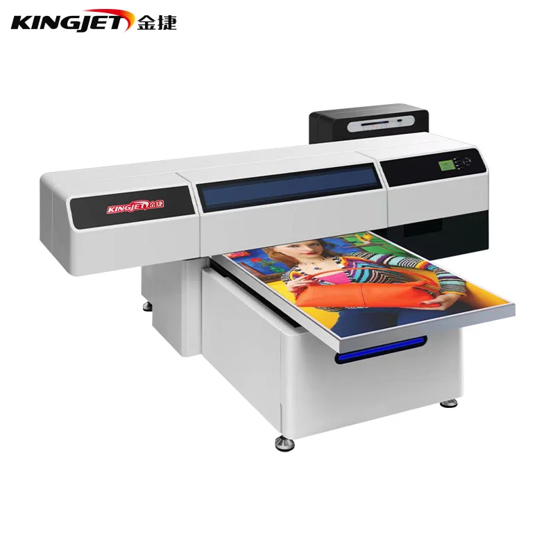 All Rigid Material Best large size print format UV6090 Flatbed UV led printer printing machine on any material printing