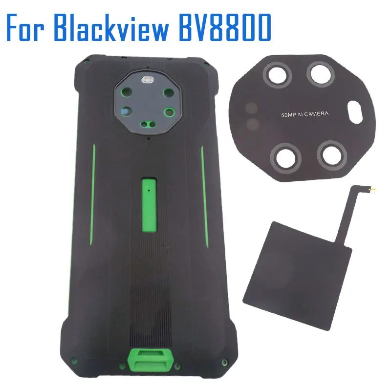 Blackview BV8800 Battery Cover New Original Back Cover Camera Lens Cover Back Shell+NFC Antenna Accessories For Blackview BV8800