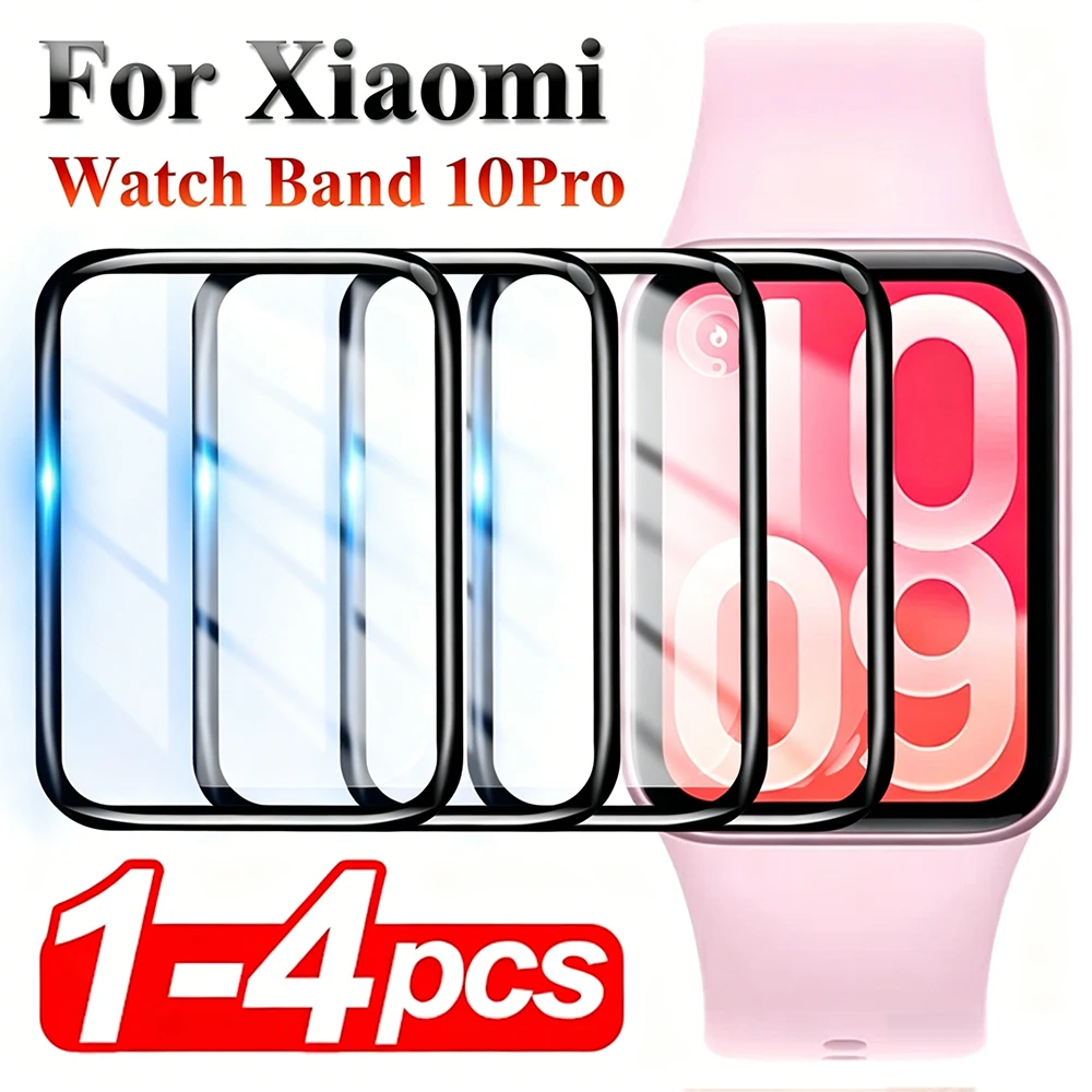 

Screen Protector For Xiaomi Mi Band 10 Pro/ 10 9D Curved Screen Protector Soft Ultra-HD Full Coverage Protective Film Not Glass