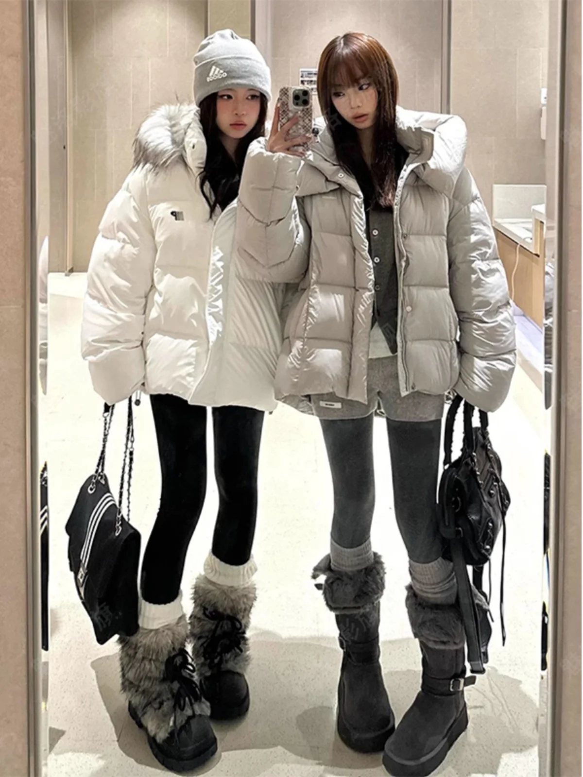 

Американская ретро-куртка женская с капюшоном, утепленная, повседневная, свободного кроя, осенне-зимняя, новый стиль, универсальная хлопковая куртка