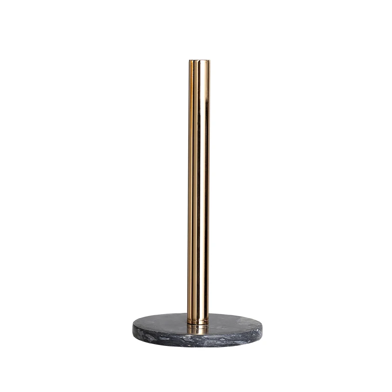 Marble Desktop Rack Tissue Paper Holder Stainless Steel Storage Organizer Shelf Home Toilet Desktop Paper Holder