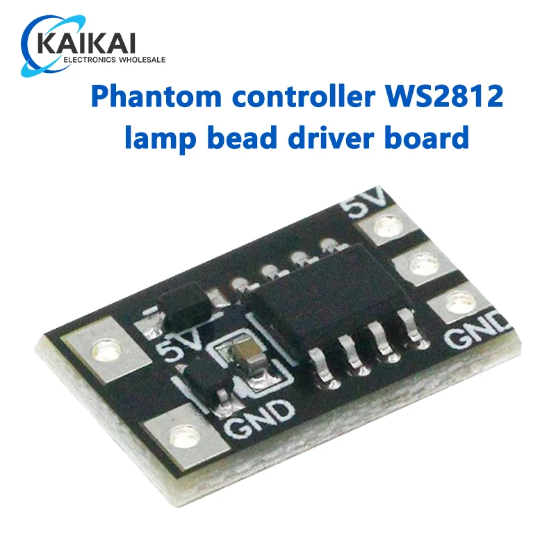 1PCS Phantom controller WS2812 lamp bead driver board full color running water lamp strip seven color gradient dazzle RGB