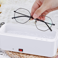 Ultrasonic Cleaning Machine Portable Cleaner Retainer Steam Jewelry Glasses Jewellery Abs Washing