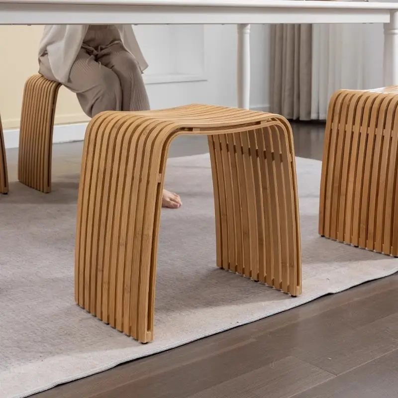 

Restaurant stool casual dressing shoe stool home modern simple sturdy light luxury style home versatile new Chinese style