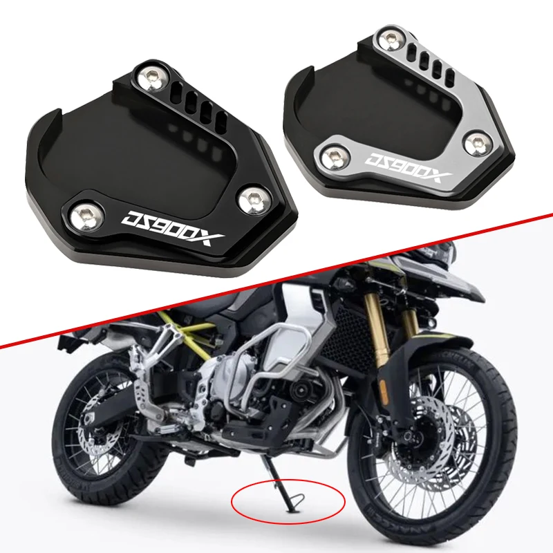 

2025 New Motorcycle CNC Side Stand Kickstand enlarged plate Accessories Fit For VOGE DSX900 900DSX DSX 900 DSX DS900X 2024 2025