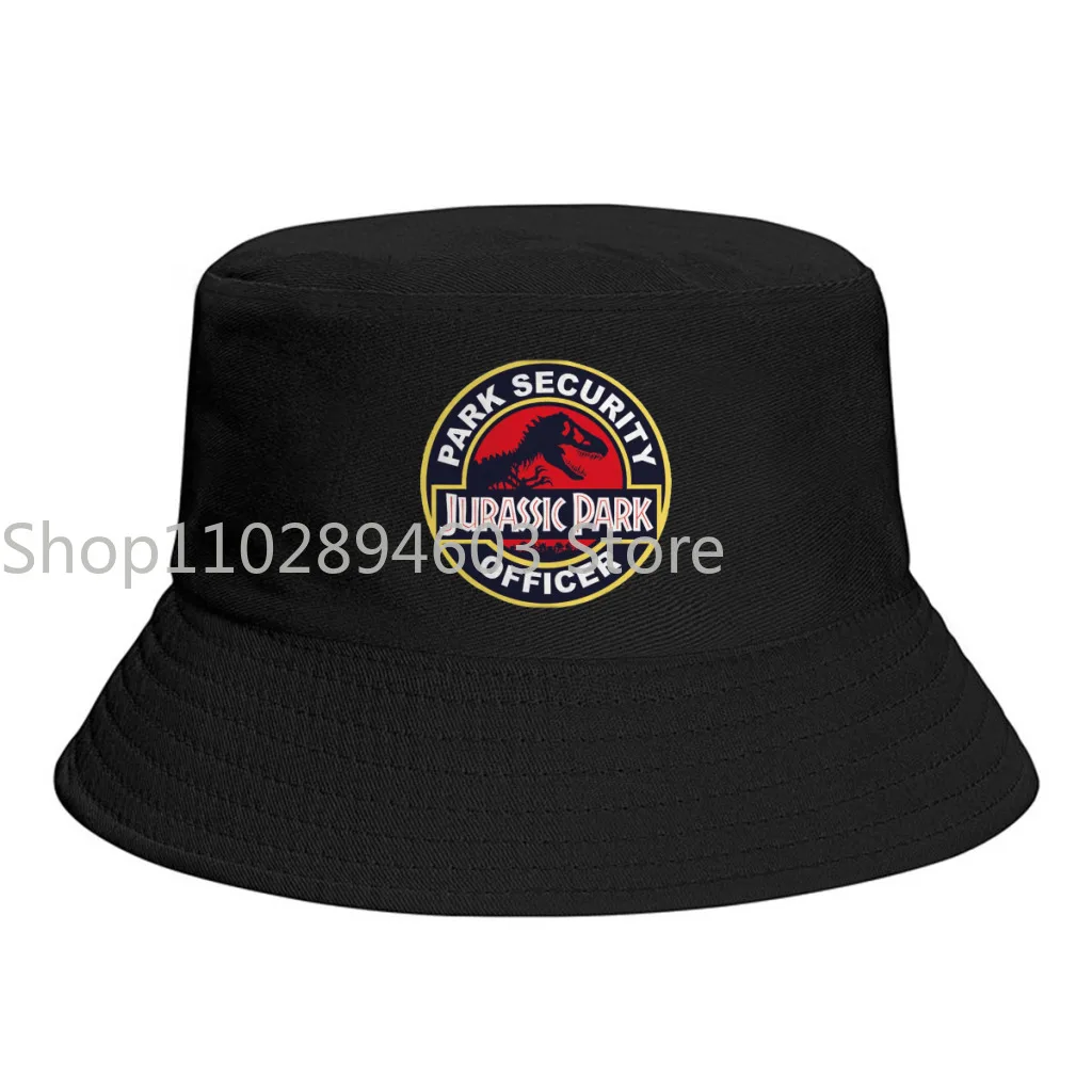 

Jurassic Park Animal Bucket Hat For Women Men Teenager Foldable Bob Fishing Hats Panama Cap Autumn