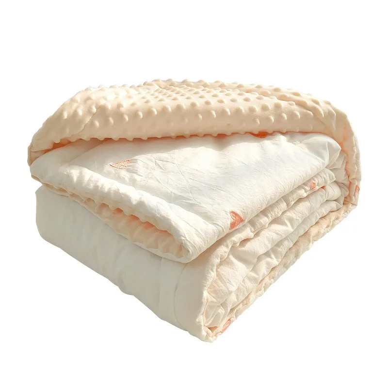 

Baby Pure Cotton Quilt Washed Cotton Embroidery Air Conditioner Quilt Beanie Velvet Soothing Cover Quilt 100*120cm Quilt