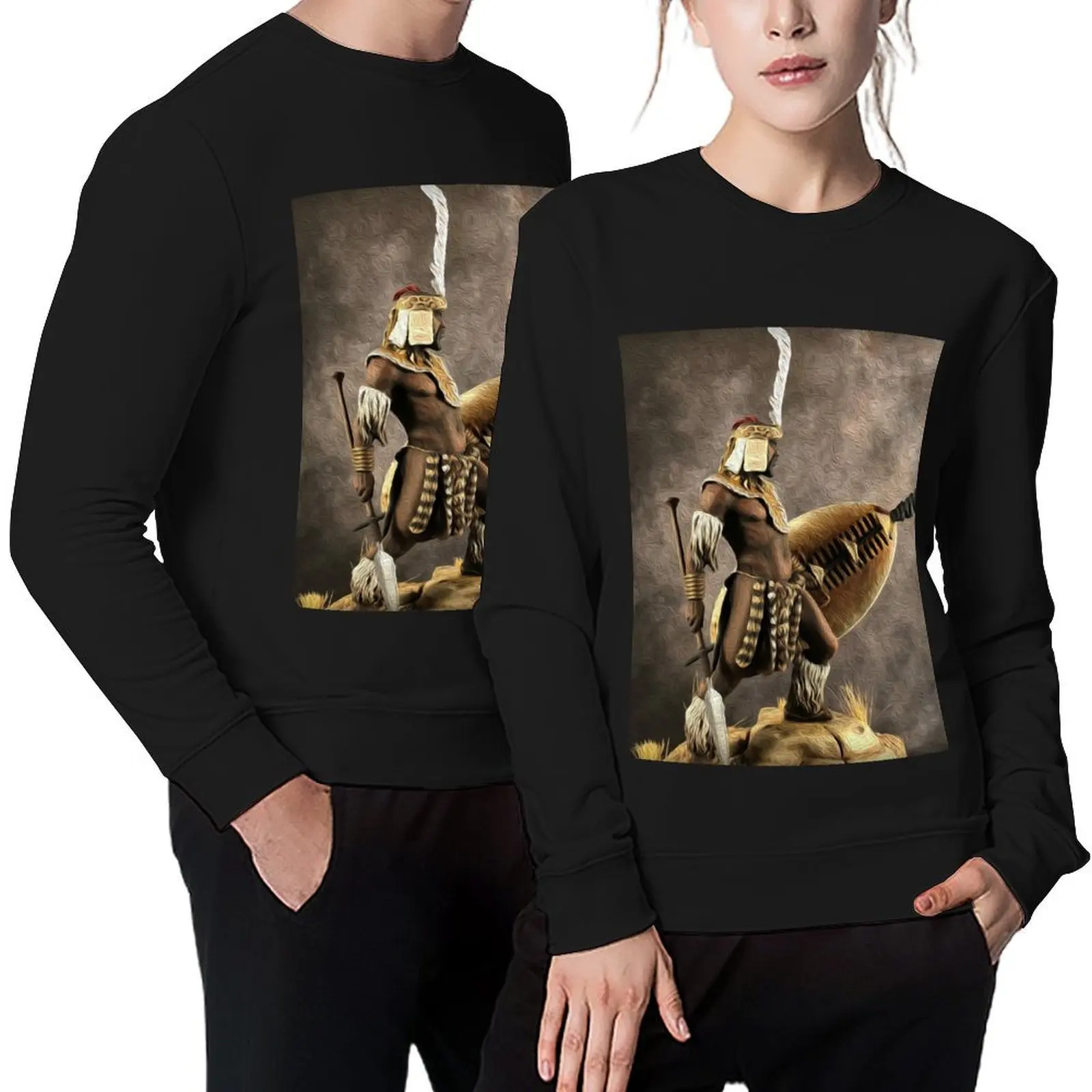 ZULU KING SHAKA ZULU Jersey ropa de hombre sudadera de hombre chándal hombres ropa coreana sudaderas con capucha