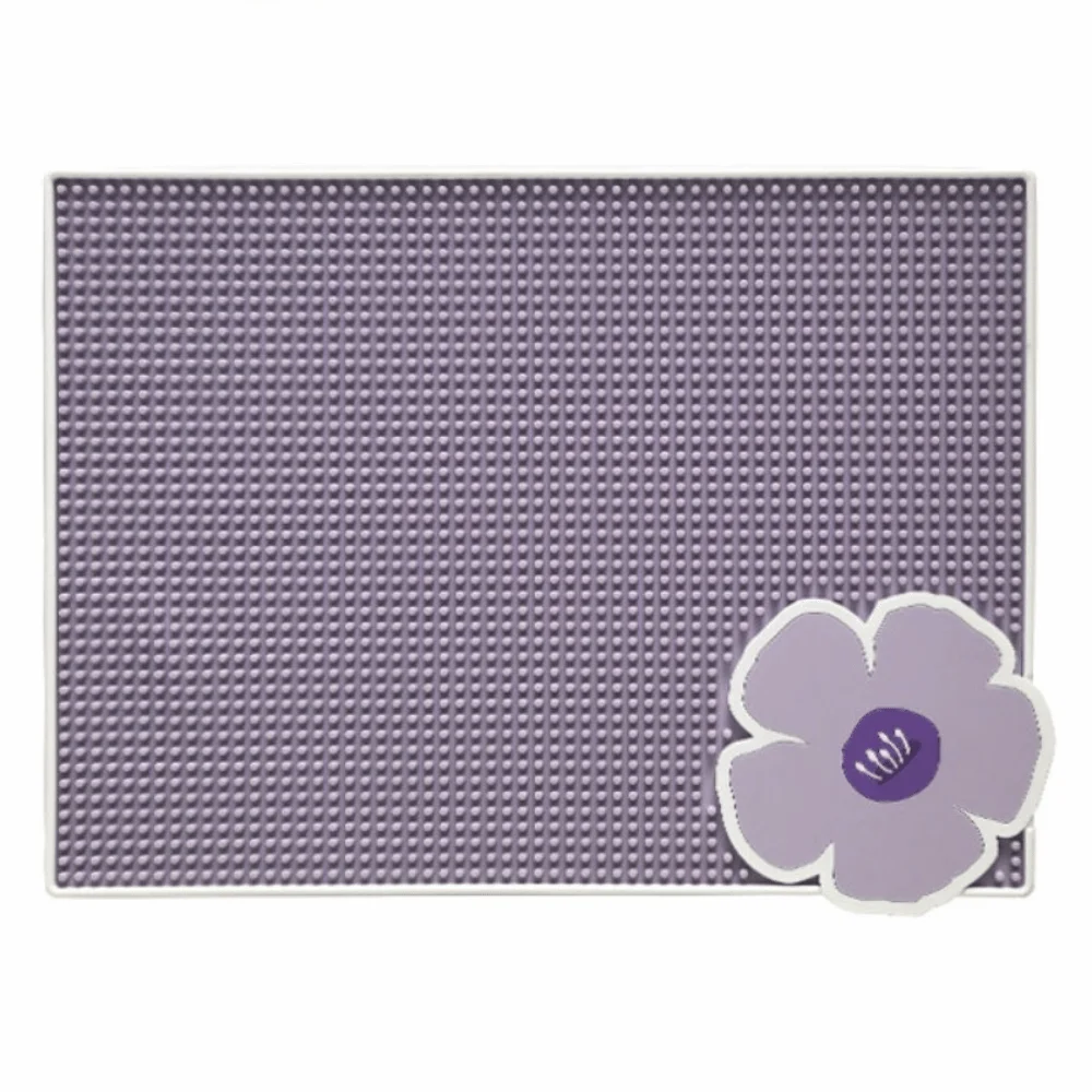 

Утолщенный кухонный сливной коврик, водонепроницаемый термостойкий коврик с цветочным узором, трехмерная структура, легко чистящийся изоляционный коврик