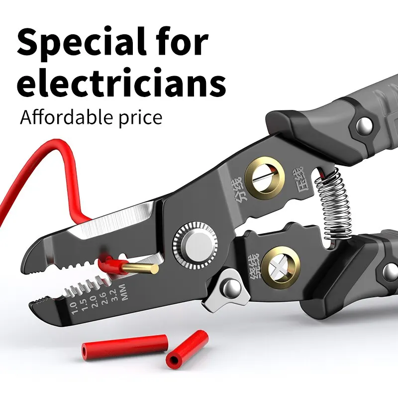 Upgrade Your Toolbox with This Multifunctional Electrician Crimping & Wire Stripping Pliers!