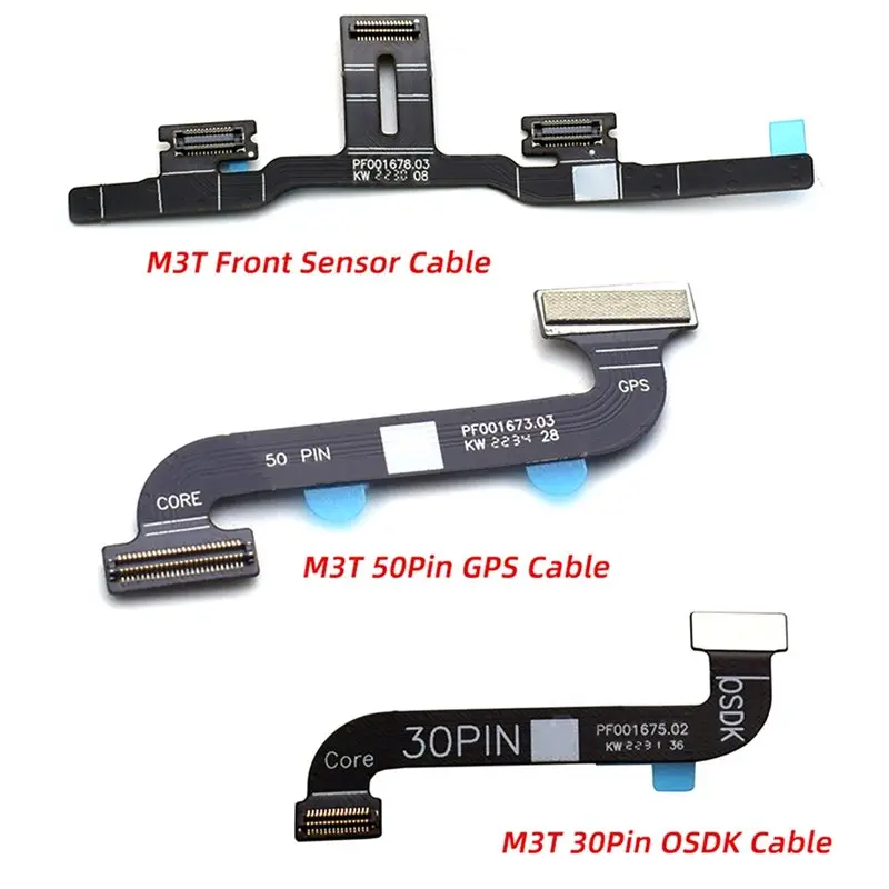B29C-For DJI For 3T, For 3 Thermal Drone Front Sensor Cable, 50Pin GPS Flat Wire, 30 Pin OSDK Line Repair Parts C
