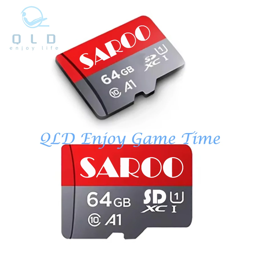 بطاقة ذاكرة صغيرة، بطاقات Micro TF SD عالية السرعة مع البرامج الثابتة والألعاب V0.7 سعة 32/64/128 جيجابايت لقارئ SAROO SS Saturn HDloader #3