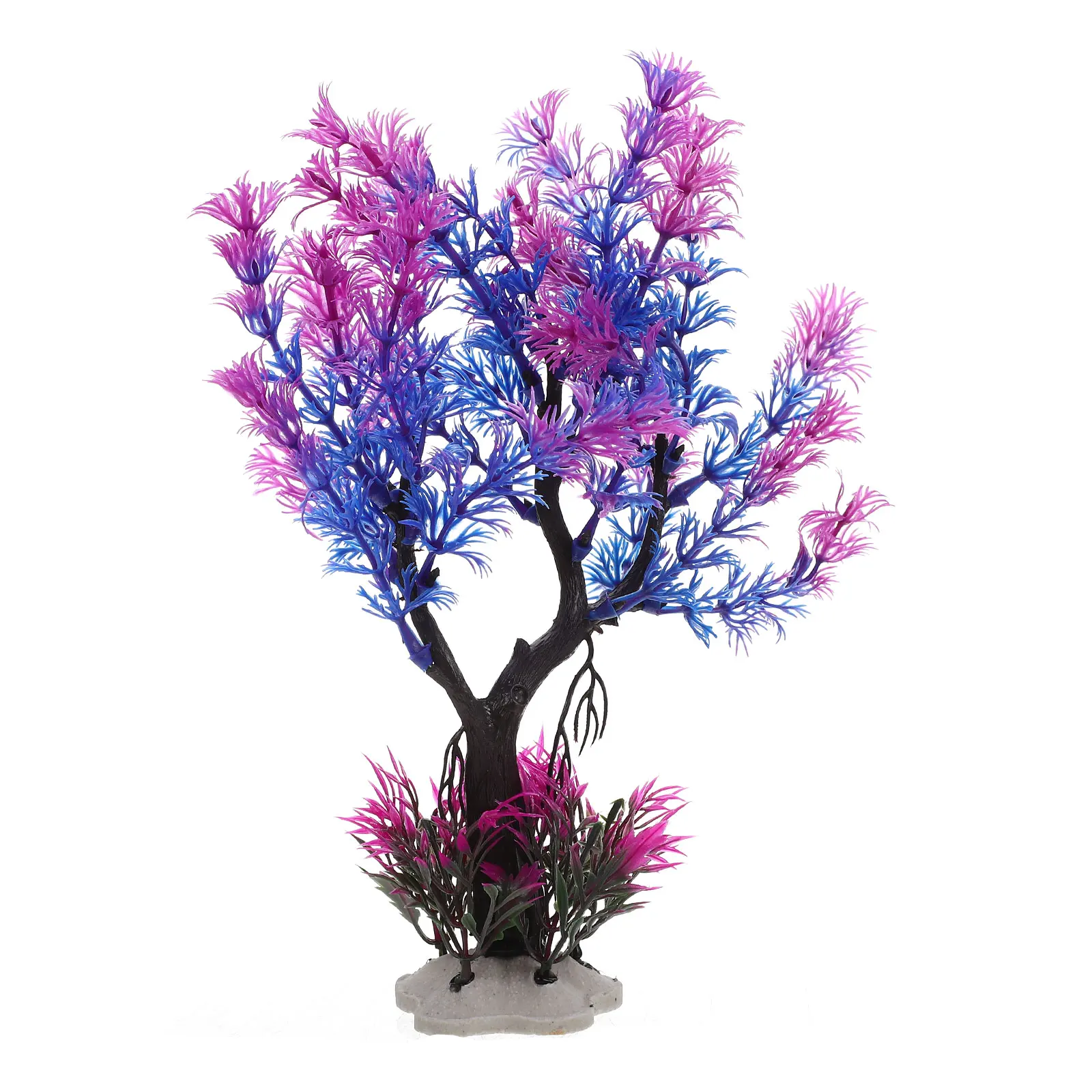 

Aquarium Decorative Tree Faux Plant Decoration Fish Artificial Plants Realistic Tank Plastic Office Fake for
