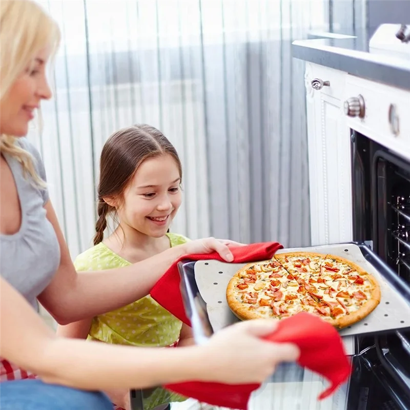 ورق زبدة للمقلاة الهوائية A74X 100 قطعة 8.5 بوصة ورق مثقوب مربع غير مبيض لمقالي الهواء/الخبز/الطبخ