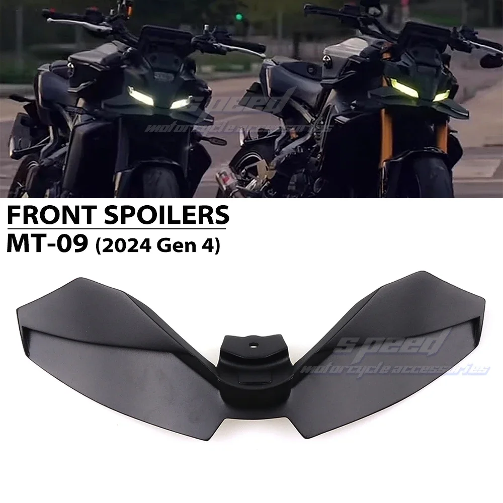 MT-09 2024 2025 For YAMAHA MT-09/SP GP WING DOWNFORCE NAKED FRONTAL SPOILERS MT09 GEN 4 2024 2025 Front spoiler Lower spoiler