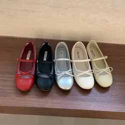 Bailamos Brand Women Flat Ballet Shoes Woman Classic Round Toe Bowtie Elastic Band Ballerina Soft Flats Size40 Dress Shoes Mujer