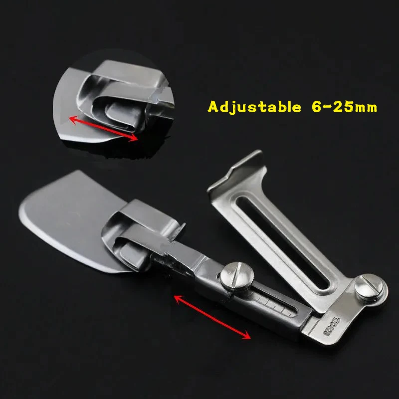 6MM-25MM A11 Adjustable Hemming Roller Crimping Folder Binder Presser Foot For Industrial Lockstitch Sewing Machine Accessories