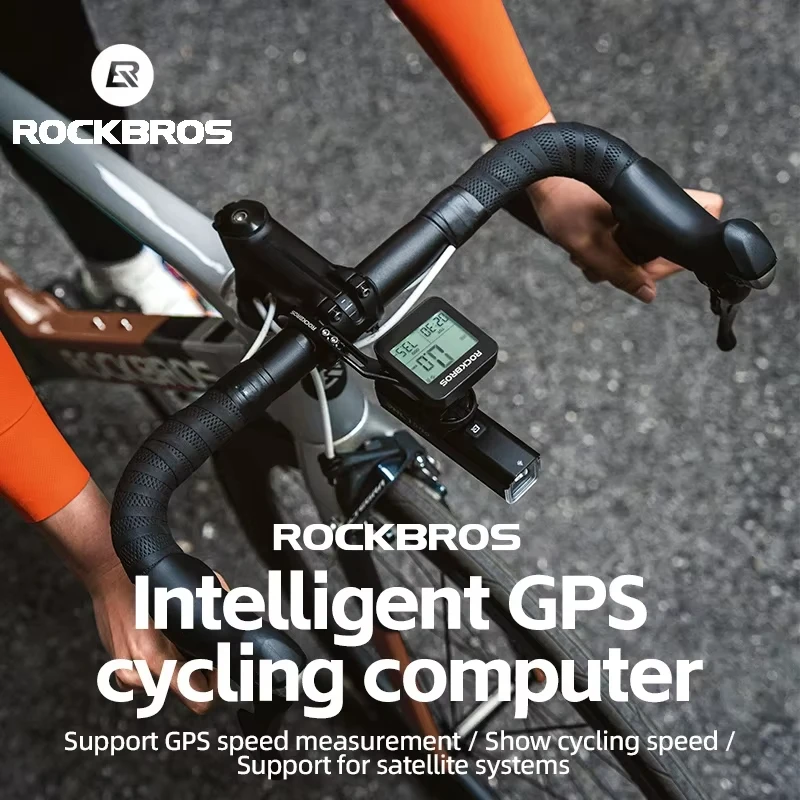 ROCKBROS دراجة الكمبيوتر GPS الطريق MTB الدراجات عداد المسافات التلقائي ساعة توقيت رقمية مقاوم للماء دراجة الكمبيوتر عداد السرعة #2