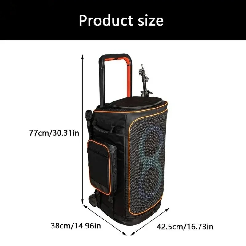 Speaker Protect Storage Bags for JBL PartyBox 520 Speaker Dust Box Portable Party Box Travel Carrying Case Accessories view 6