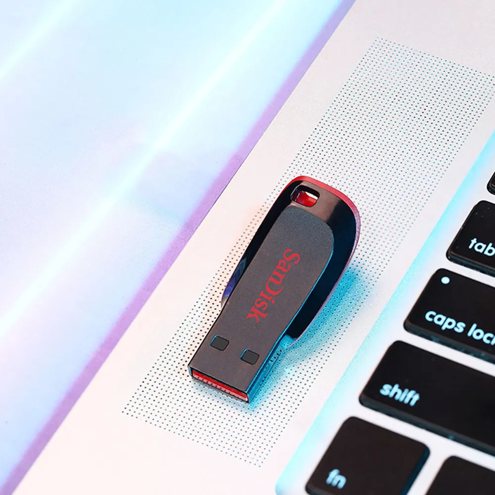 SanDisk Original Pendrive USB2.0 แฟลช dirve 16GB 32GB 64GB 128GB Usb ความทรงจําแฟลชหน่วยความจํา SDCZ50 usb key ไดรฟ์ปากกา USB Stick