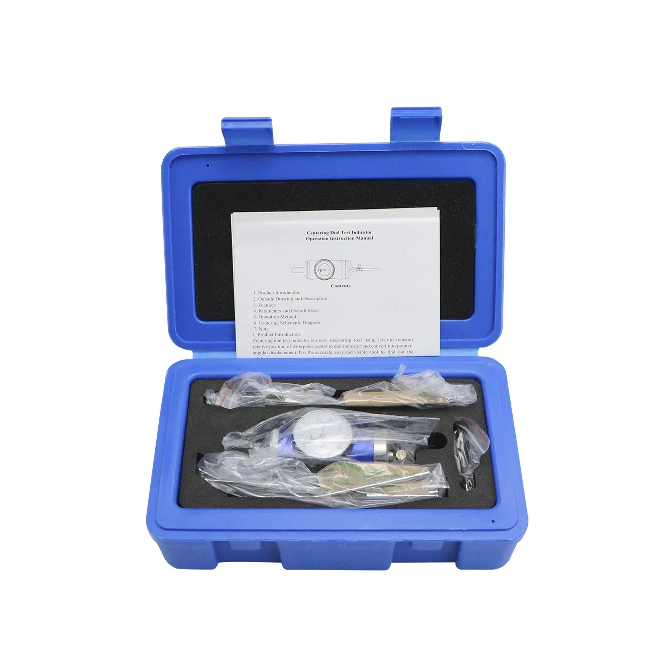 مؤشر توسيط محوري Co-Ax آلة طحن دقيقة اختبار الاتصال الهاتفي 0-3 مللي متر 0.01 مللي متر مجموعة مؤشرات مركز الاتصال مع حقيبة للتخزين #4