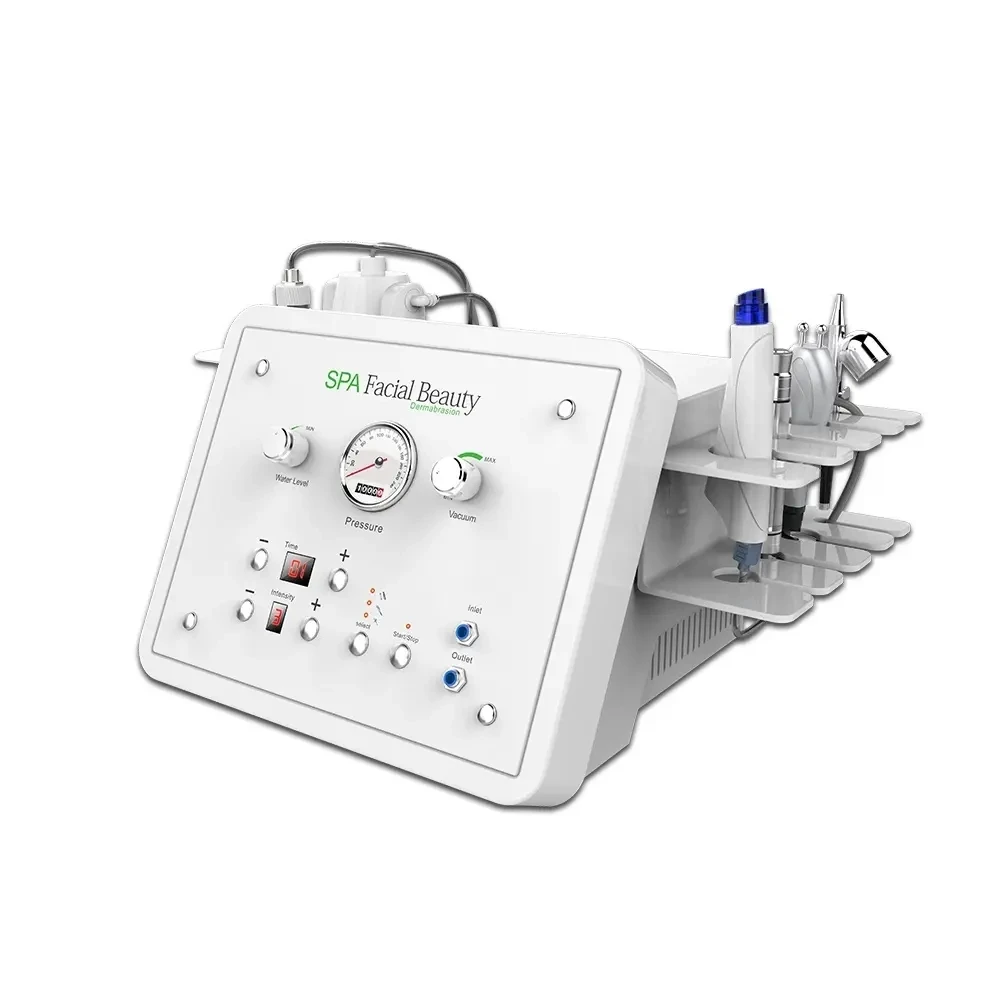 4 In 1 Water Dermabrasion Skin Care Machine Diamond Peeling BIO Microcurrent Oxygen Spray Deep Cleansing Facial Device