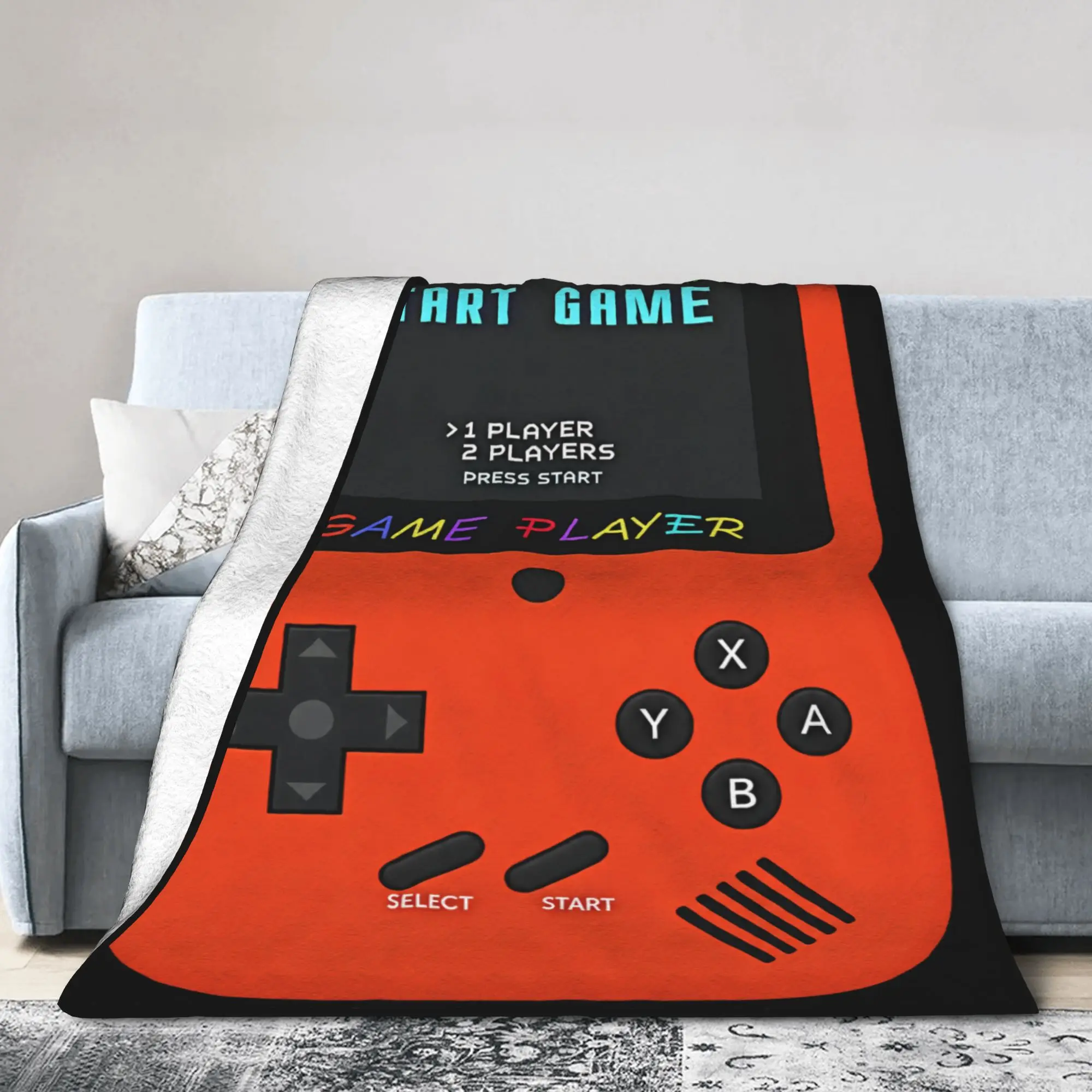 Games Console Blankets Quality Super Warm  Throw Blanket Winter Girls Boys Living Room Fluffy Bedspread