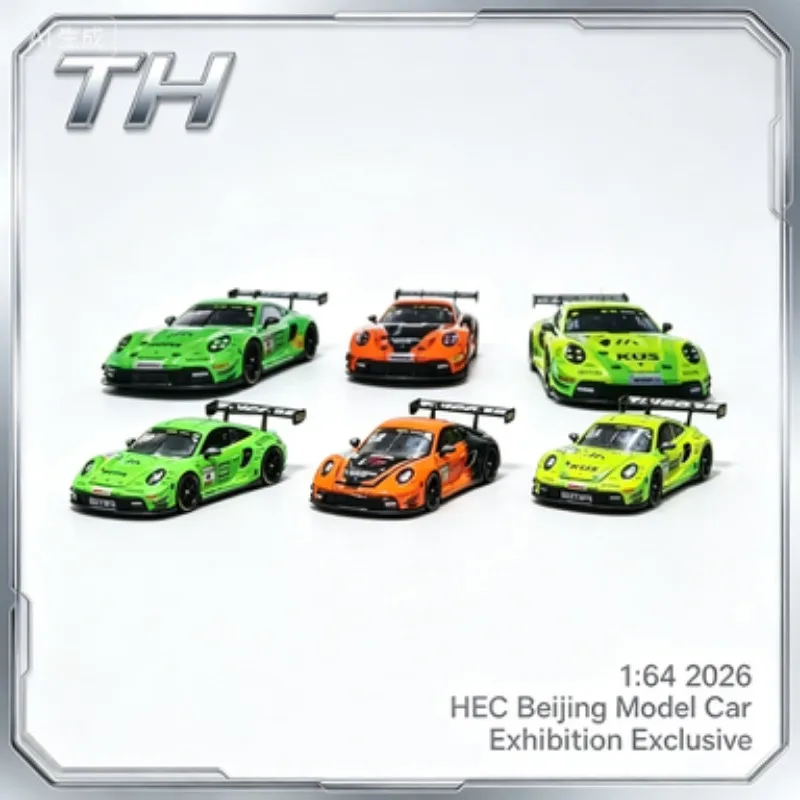 

TH 1:64 DTM GT3 R, Cast Alloy Car Model, Snow Mountain Set,2026 HEC Beijing Fashion Show for Car Models.