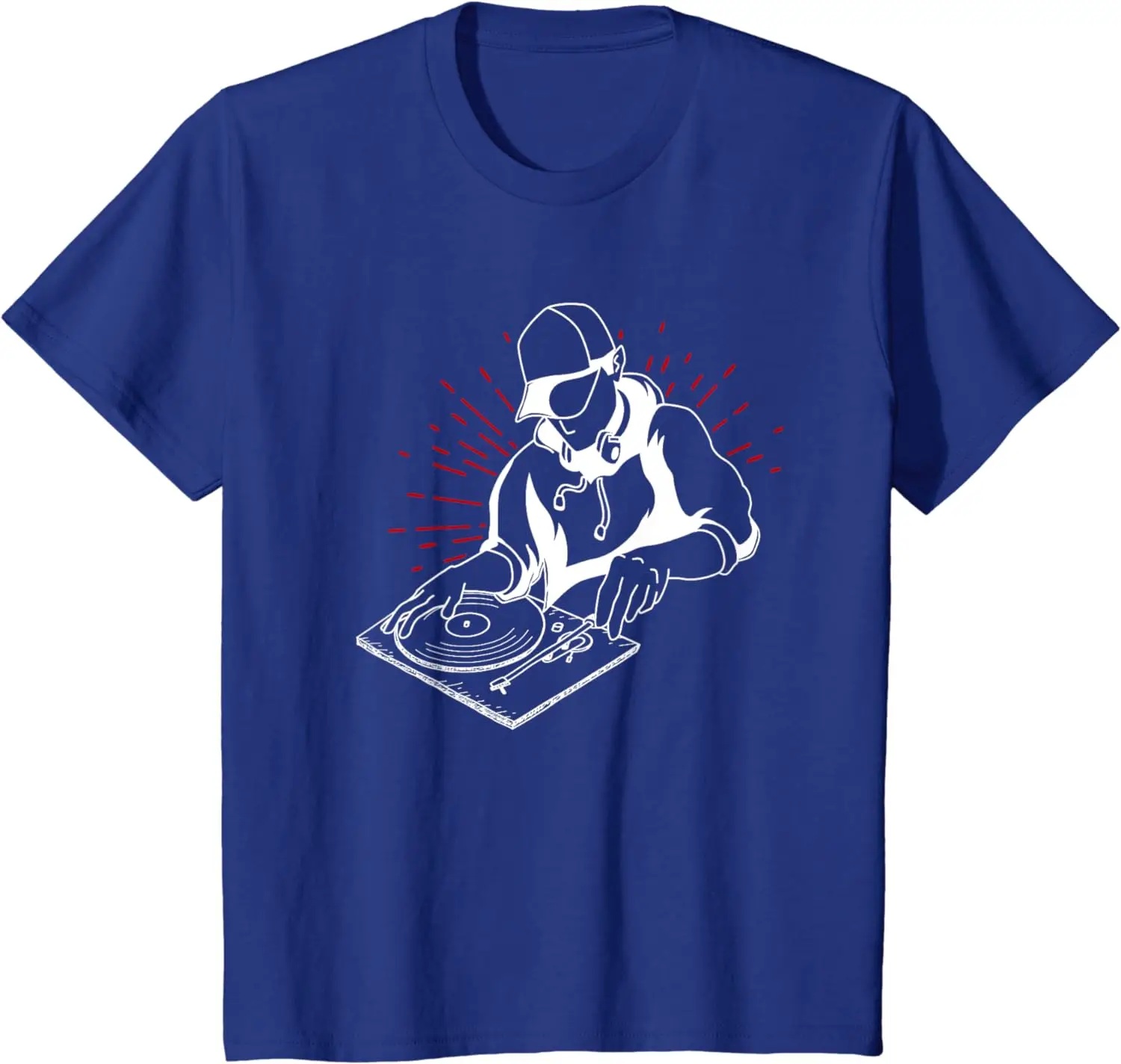 Vintage DJ Nightclubs Club Music Lover Gift Headphones Music T-Shirt