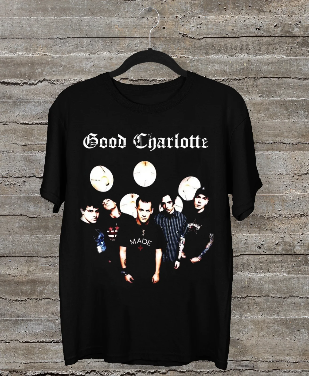 Good Charlotte Member Band Short Sleeve Black Gift For Fan All size Shirt AC1215