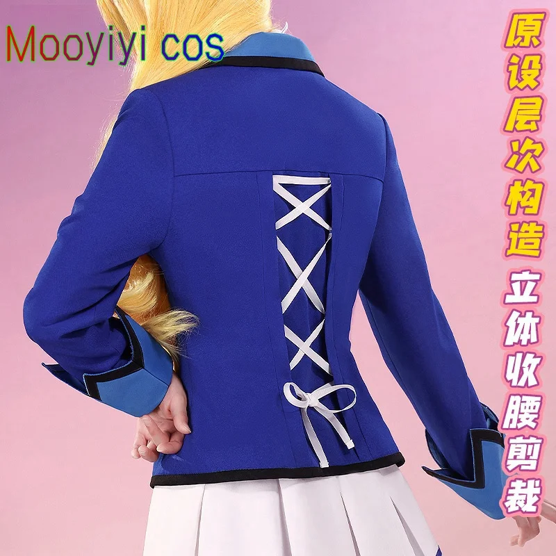 Новый Mooyiyi cos Aikatsu Nijino Yume Косплей Костюм Хэллоуин Рождество Ролевая вечеринка Комикс Hoshimiya Ichigo Школьная форма