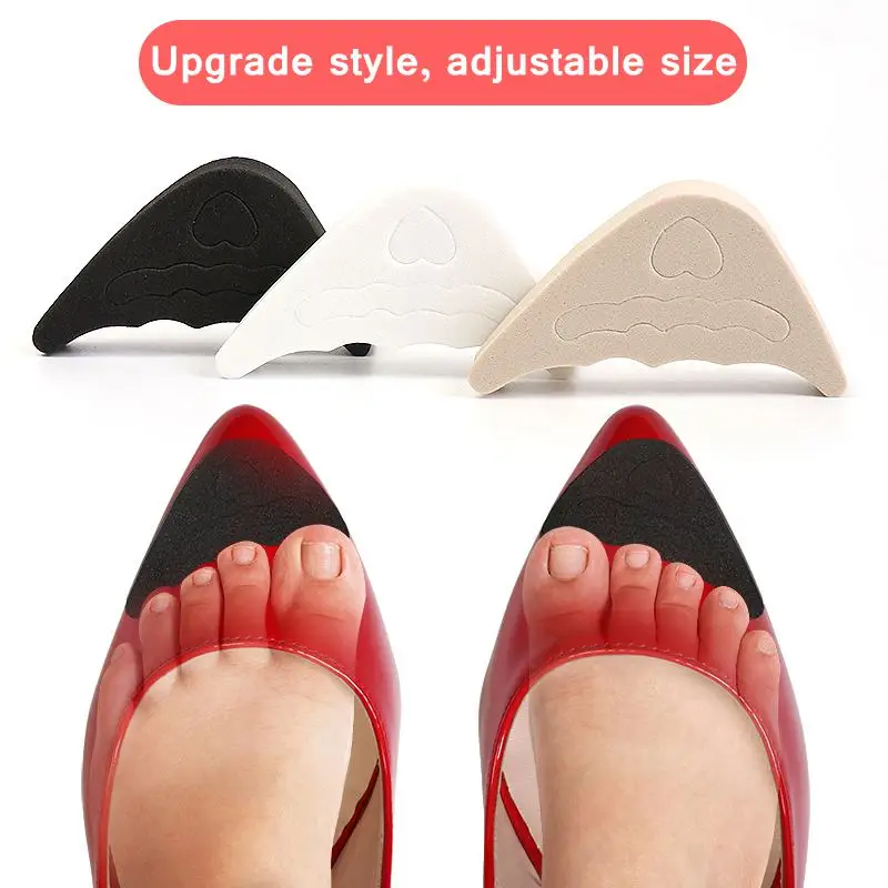 Women High Heel Toe Plug Insert Shoe Front Filler Cushion Pain Relief Protector Accessories Forefoot Pad Half Feet Insoles 1pair