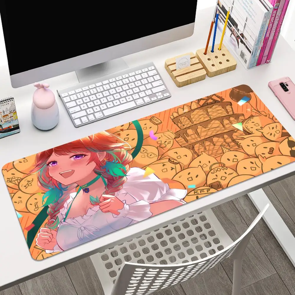 Anime Hololive Takanashi Kiara Mousepad Large Gaming Mouse Pad LockEdge Thickened Computer Keyboard Table Desk Mat